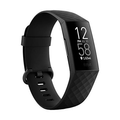 Fitbit Charge 4 Fitness Wristband (Storm Blue / Black) Smart Bracelet