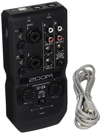 Zoom U-24 Portable 2x4 USB Handy Audio/MIDI Interface