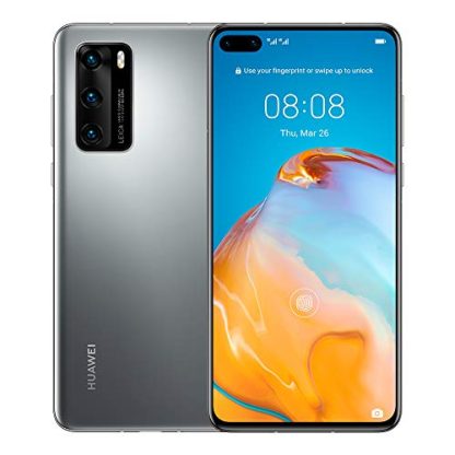 Huawei Huawei P40 5G ANA-NX9 (128GB/8GB, Silver Frost, English Box, Without Google Play, Dual SIM)