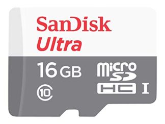 Sandisk Ultra microSDHC Class 10 (16GB, Read 80MB/s, Without Adapter) (SDSQUNS-016G-GN3MN)
