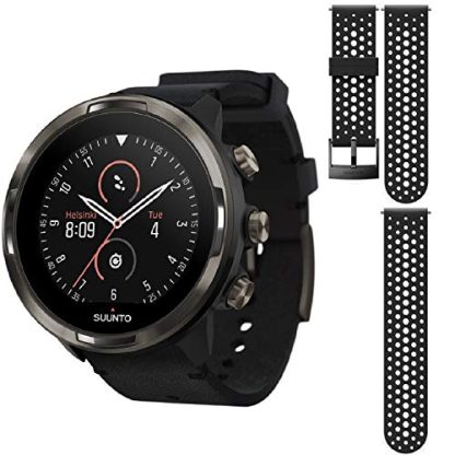 Suunto 9 Baro GPS Sports Watch (TITANIUM LEATHER) (SS050463000)