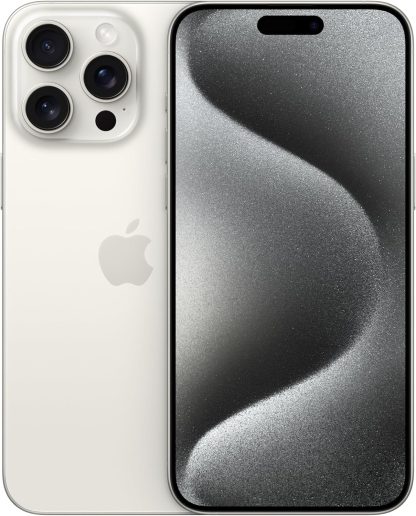 Apple iPhone 15 Pro Max (A3106, Nano and Esim) (1TB, White Titanium)