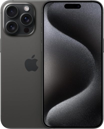 Apple iPhone 15 Pro Max (A3106, Nano and Esim) (1TB, Black Titanium)