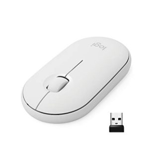Logitech Logitech M350 Pebble Mouse (White)