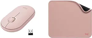 Logitech M350 Pebble Mouse (Pink) Mice, Trackballs, Touchpads