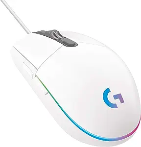 Logitech G102 Gaming Mouse (White)