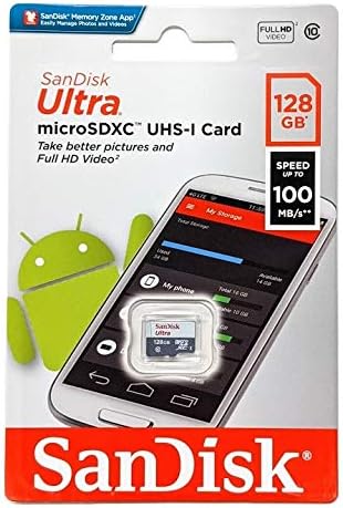 Sandisk microSD Ultra Class 10 (128GB, SDSQUNR-128G)