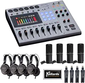 Zoom PodTrak P8 Portable Multitrack Podcast Recorder
