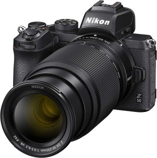 Nikon Z50 Twin Kit (Z DX 16-50mm F/3.5-6.3 VR, Z DX 50-250 F/4.5-6.3 VR) Mirrorless Camera